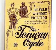 Everett Fenway Cycle Bicycles 1897 Advertisement Victorian Bikes DWFF16 - $14.01 CAD