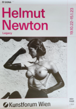 Helmut Newton - Original Exhibition Poster - Legacy - Kunstforum Wien - 2022 - £176.60 GBP