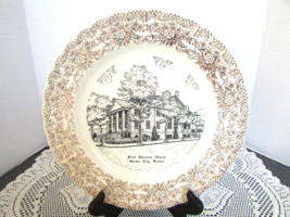 FIRST CHRISTIAN CHURCH GARDEN CITY KANSAS RELIGIOUS COLLECTOR PLATE 9&quot; - $185.16 MXN