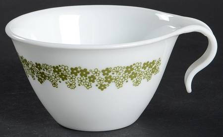 1970&#39;s Vintage Flat Cup Hook Handle Cup In The Spring Blossom (Corelle) ... - $13.99