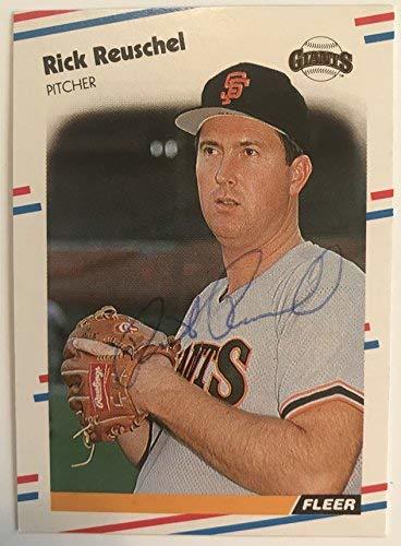 Rick Reuschel Signed Autographed 1988 Fleer Baseball Card - San Francisc... - $15.00