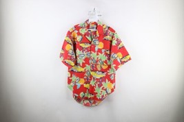 Vintage 90s Streetwear Mens Medium Faded Hot Rod Beach Hawaiian Button Shirt USA - £35.57 GBP