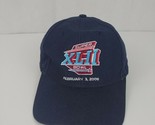Reebok NFL Super Bowl XLII 2008 Patriots vs Giants Black Strapback Baseb... - $14.84