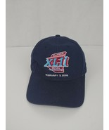 Reebok NFL Super Bowl XLII 2008 Patriots vs Giants Black Strapback Baseb... - $14.84