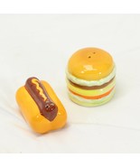 Hot Dog and Hamburger Salt and Pepper Shakers - $333.70 MXN