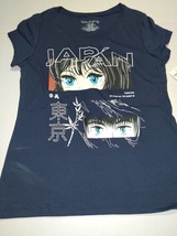Wound Up Mortal Love Japan Anime T-shirt Junior&#39;s Size Xlarge Blue Crew ... - $9.29