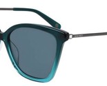 NEW NINE WEST NW 643S 315 Emerald Green Gradient Sunglasses with Green L... - $79.15