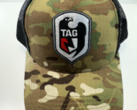 Shot Show TAG Eagle Camouflage Brown Mesh Adjustable Back Cap Hat - £18.48 GBP