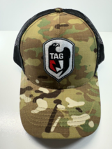Shot Show TAG Eagle Camouflage Brown Mesh Adjustable Back Cap Hat - £17.84 GBP