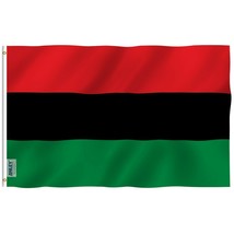 Anley Fly Breeze 3x5 Foot Afro American Flag - Pan-African Flags Polyester - £5.40 GBP