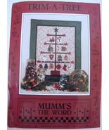 Vintage Debbie Mumm&#39;s The Word Trim-A-Tree Wall Quilt &amp; Ornament Pattern... - £5.49 GBP