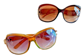 Sunglasses Two Pair Women&#39;s Glasses Summer Vintage Accessories Retro - £13.97 GBP