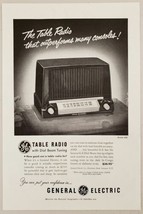 1951 Print Ad General Electric Table Radios with Dial Beam Tuning Syracu... - $9.25