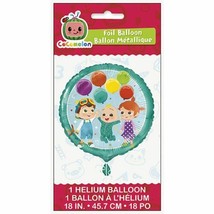 Cocomelon Birthday Party 18&quot; Foil Mylar Balloon 1 ct - £3.62 GBP