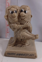 Vintage Retro Russ Berrie Statue Figurine Happy Anniversary - £11.61 GBP