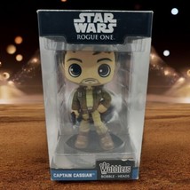 Star Wars Rogue One Captain Cassian Funko Bobble Head Pre-owned Nice Toy... - $12.12