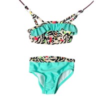 Ocean Pacific OP Girls Infant Baby Size 12 Months 2 Piece Swim Suit Beac... - $8.90