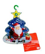 Christmas House Light/Music Santa Ornament Tree 6 Inches Tall - €12,72 EUR