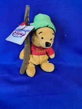 New With Tags Fishing Winnie The Pooh 8&quot; Plush - £9.66 GBP