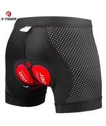 X-TIGER Men&#39;s MTB Cycling Shorts with Breathable 5D Padded Gel, Anti-Sli... - £23.85 GBP