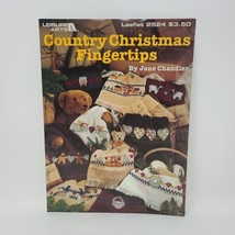 Leisure Arts Country Christmas Fingertips Leaflet 2524 Cross Stitch Pattern - £6.22 GBP