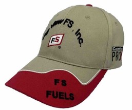 AG View FS Hat Cap Beige &amp; Red FS Fuels Comfort Pro Dieselex Gold One Size Mens - £15.81 GBP