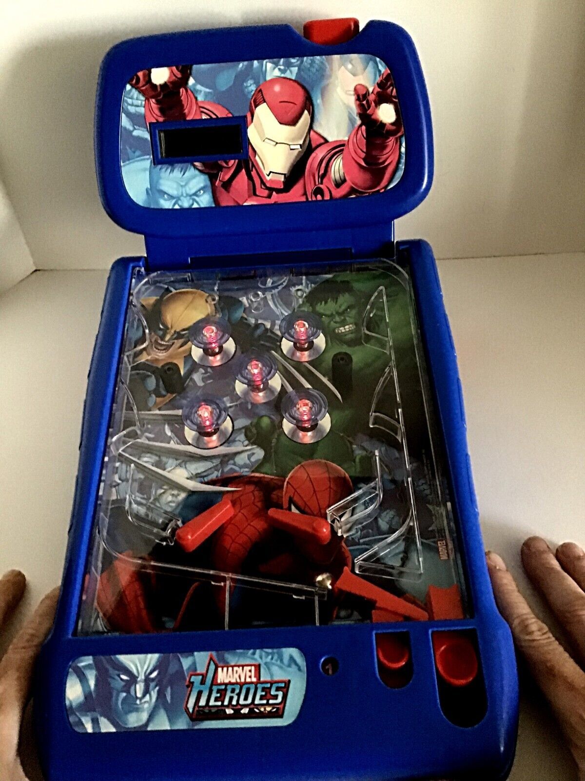 Primary image for Marvel Heroes Tabletop Pinball Machine With Flashing Lights, Sounds, & Music
