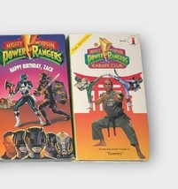 Mighty Morphin Power Rangers Karate Club, The Level 1 &amp; Happy Bday Zach VHS Lot - £11.68 GBP