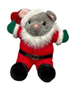 Vintage JC Penney Santa Mouse Plush Stuffed Animal Christmas Xmas Toy 12... - $571.18 MXN
