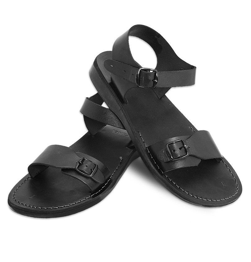 Men&#39;s Biblical Sandals Natural Genuine Leather Handmade from Jerusalem - $47.53+