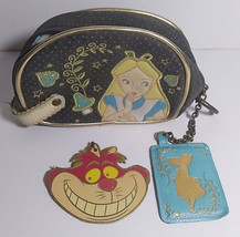 Loungefly Alice In Wonderland Wristlet Bag 7in Make Up Clutch Disney Rar... - £59.72 GBP