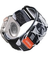 Rugged Apple Watch Band Nylon Loop Strap iWatch iWatch Ultra SE 9 8 7 6 ... - £32.76 GBP+