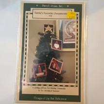 Sweet Peas 540 Santas Favorite Ornaments 1995 Pattern by Kim Havorson Craft - £6.19 GBP