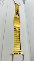 Original Custom 24K Gold Plated 45 49 Apple Polished Link Band For Apple... - $1,139.05