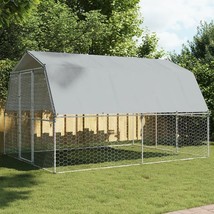  Dog Cage Silver Galvanized Steel Large Sturdy Dog Cage - $1,001.83 CAD