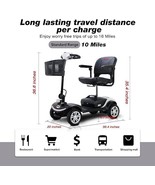 4 Wheel Mobility Scooter For Seniors Compact Heavy Duty Mobile Powered M... - £1,163.78 GBP