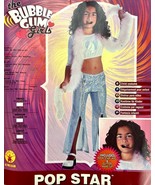 RUBIE&#39;S BUBBLE GUM GIRLS POP STAR CHILD HALLOWEEN COSTUME GIRLS SIZE SMA... - $34.58 CAD