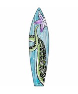 Octopus Tentacle and Starfish Novelty Mini Metal Surfboard MSB-200 - £13.54 GBP