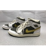 Mens Nike Air Jordan 1 Phat  364770 145 Size 8 Rare White Moss Khaki KG - $2,098.79 MXN