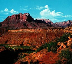 Temples and Towers of the Virgin Zion National Park Utah UT Chrome Postcard O12 - £3.09 GBP