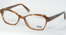 Ogi Kids Ok 312 1555 Brown Amber Tiger Eyeglasses Glasses Frame 47-15-130mm - £61.03 GBP