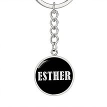 Esther v02 - Luxury Keychain Personalized Name - £24.05 GBP