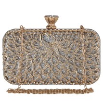 New Arrival Evening Bags Rhinestones  Out Style Day Clutch For Party Wedding Han - £76.33 GBP