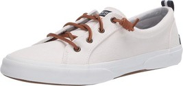 Sperry Women Pier Wave LTT Canvas Shoes STS85102 White Size 7.5 - $49.50