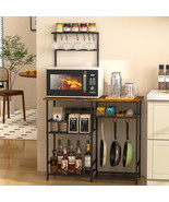 Baker&#39;s Rack for Kitchen with Storage, Microwave Stand with Adjustable S... - $283.49