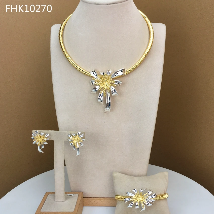Hot Sale Jewelry Dubai Costume  Jewelry Sets for Women FHK10270 - £58.75 GBP