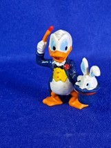 Donald Duck Magic Rabbit Hat Magician Topper Pvc Vintage Applause Figure Disney - £7.58 GBP