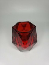 PartyLite Ruby Red Dazzle Votive Holder New No Box Single Holder P18C/ P92494 - £10.27 GBP