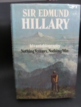 Nothing Venture, Nothing Win Edmund Hillary Autobiography Hardcover 1975 1st 1st - £8.78 GBP