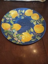Pier 1 11&quot; Plastic Lemons Dinner Plate-Brand New-SHIPS N 24 HOURS - $58.81